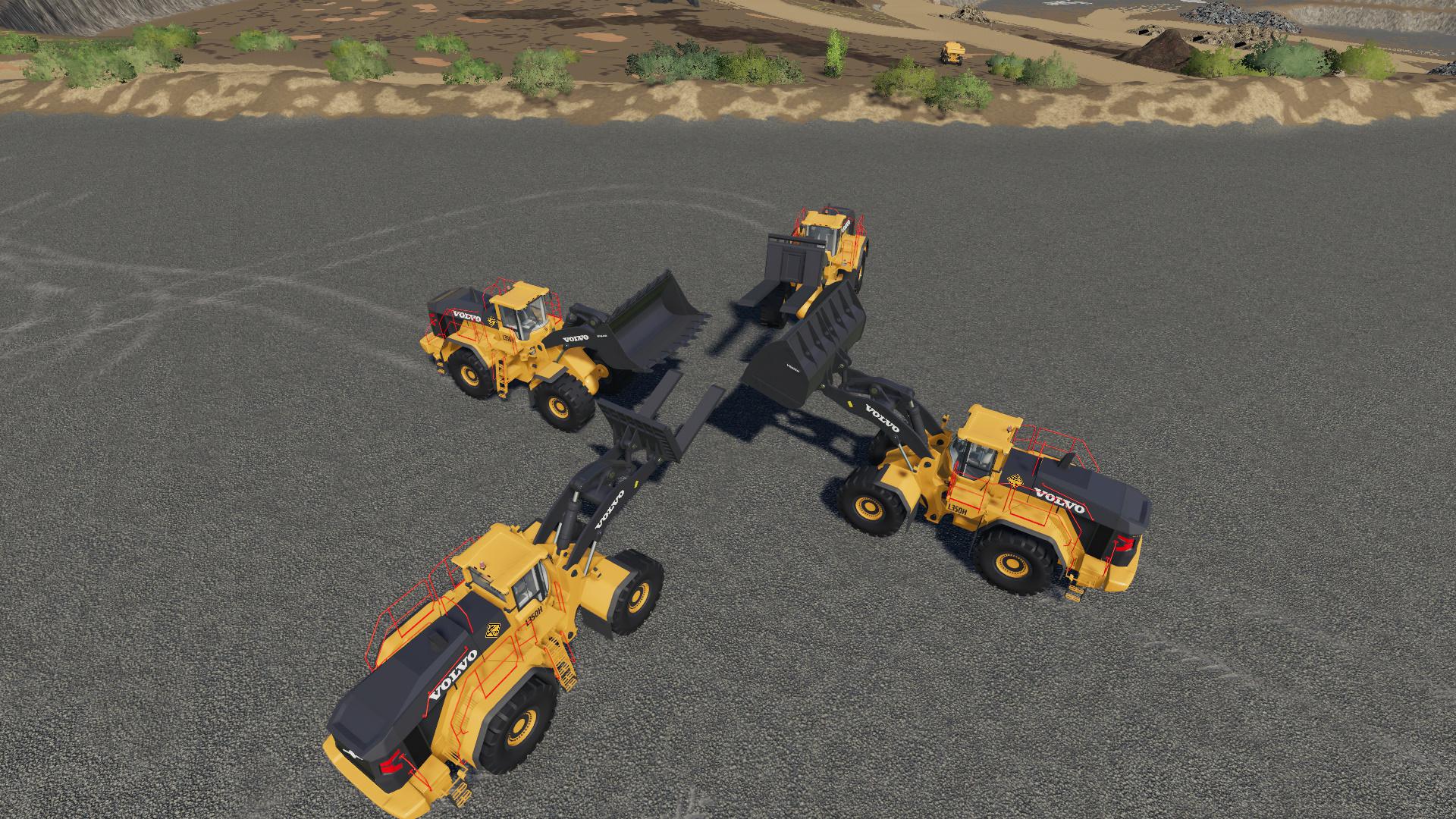 FS19 - Volvo L-350H Mining Loader + New Tools V1.2