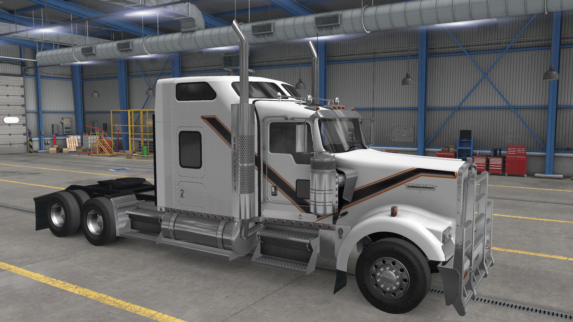 ATS - Kenworth W900 White Skin (1.39.x)
