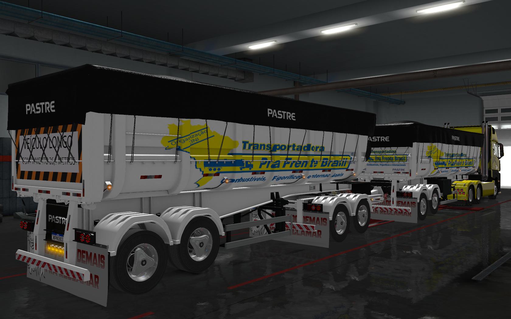 ETS2 - Rodotrem Cacamba Pastre Transportadora Skin (1.36.x)