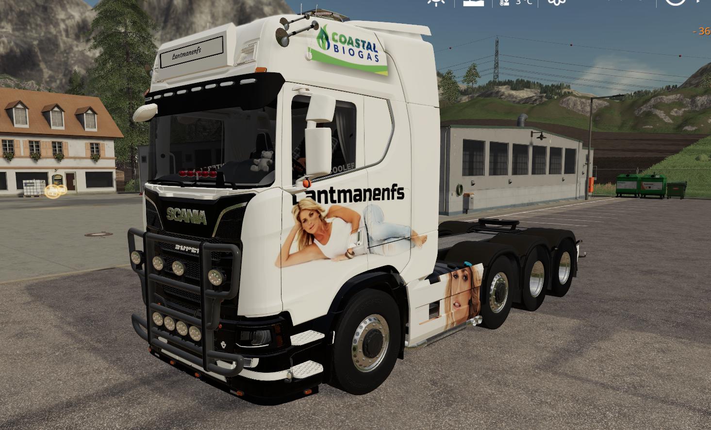 FS19 - Scania And Biogas Trailer Roadtrain V1.0