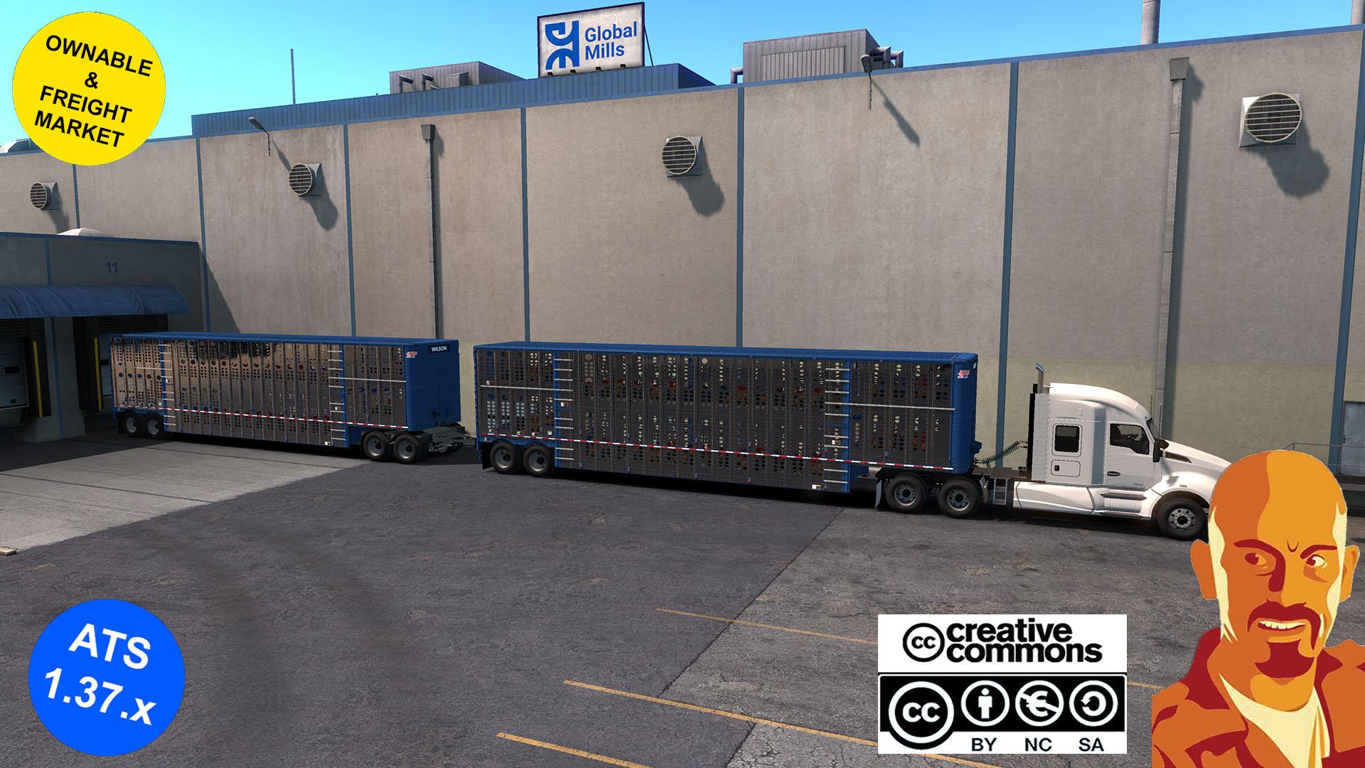 Ats Wilson Cattle Trailers X American Truck Simulator Mods Club