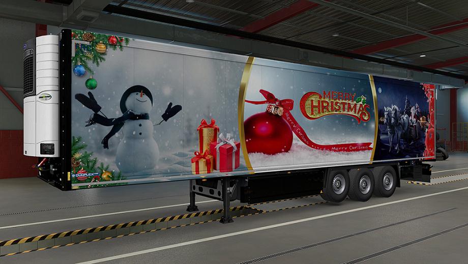 ETS2 - Christmas Krone 2020 Trailer Skin (1.39.x)