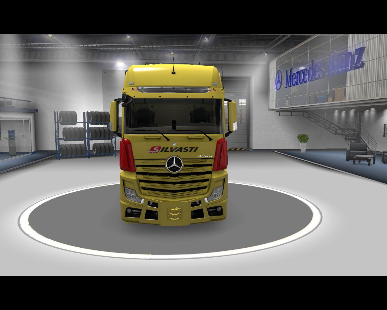 ETS2 - Mercedes-Benz Actros Silvasti Skins Fix V2.5 (1.37.x)