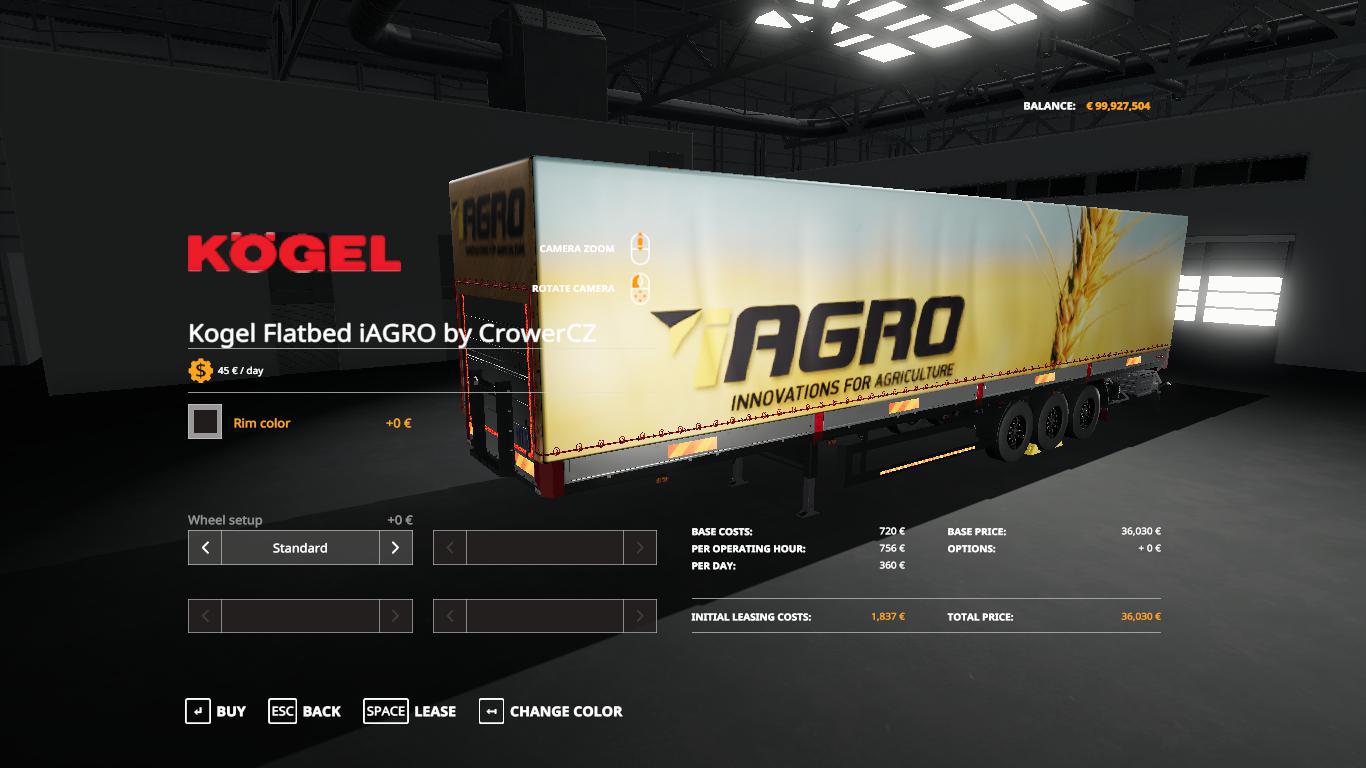 FS19 - iAgro Kogel Autoloader Trailer V1.0