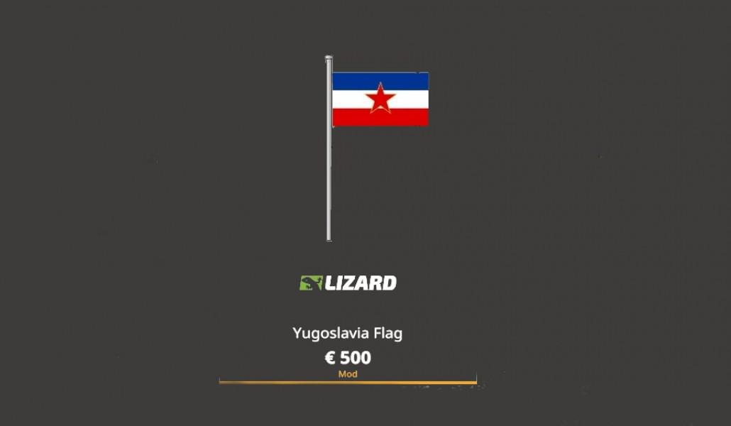 FS19 - Placeable Yugoslavia Flag V1.0