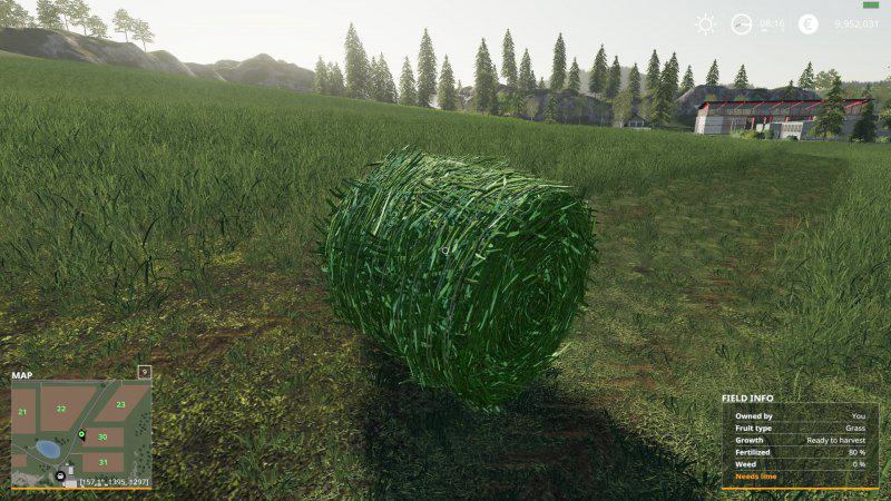 FS19 - Old Roundbales Textures V1