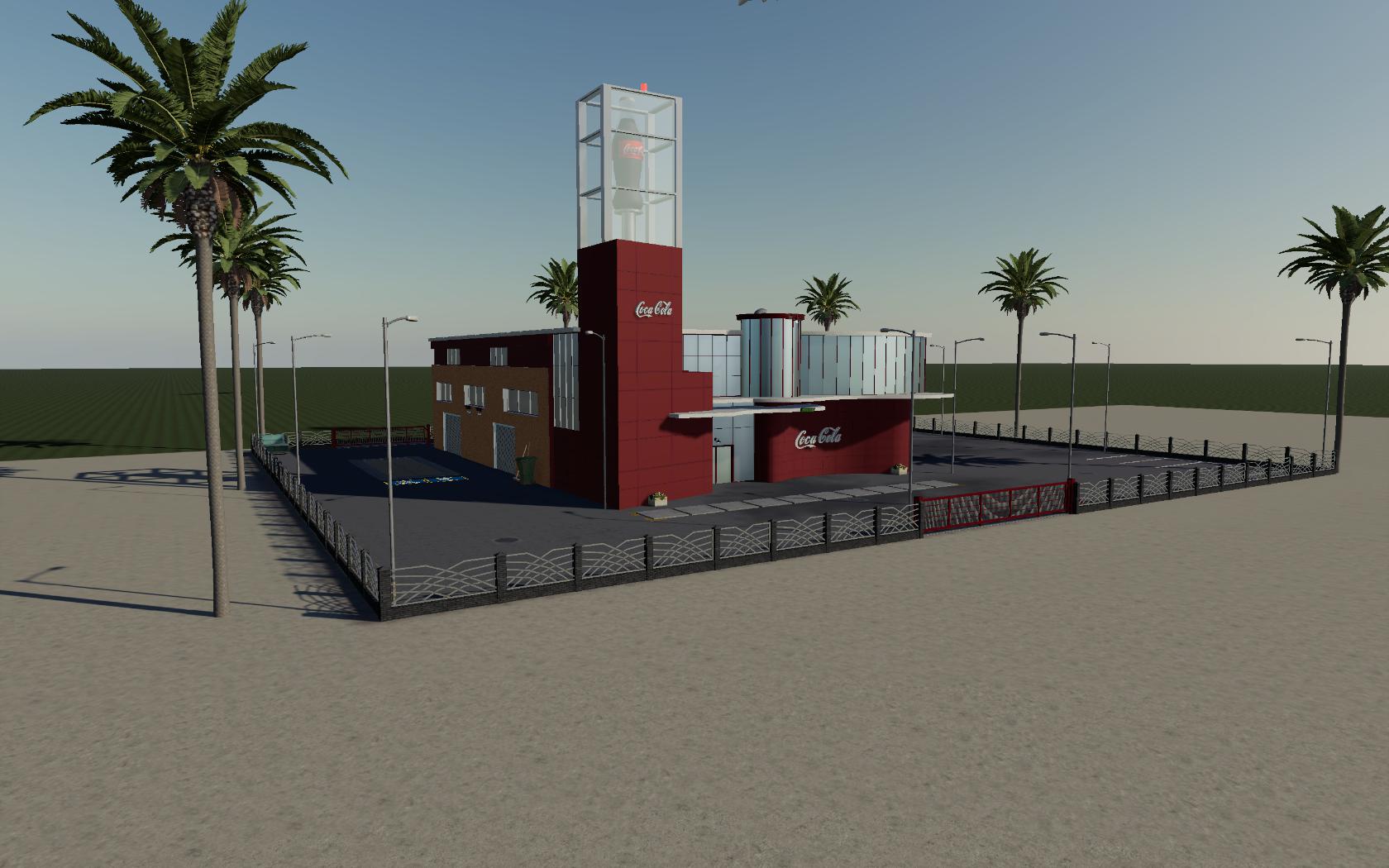 FS19 - Placeable Coca Cola Factory V1.0