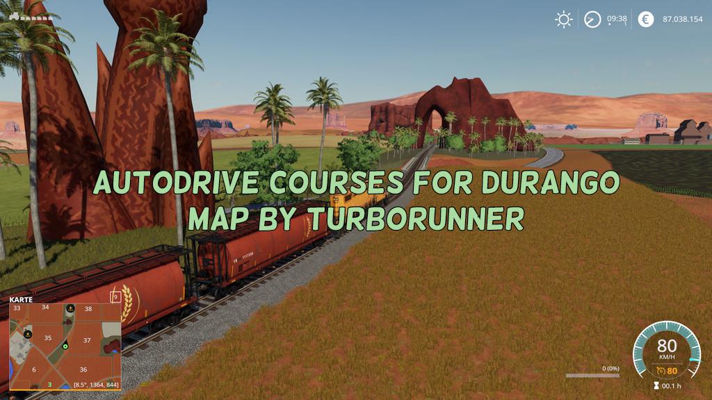 FS19 - AutoDrive Courses for Durango Map