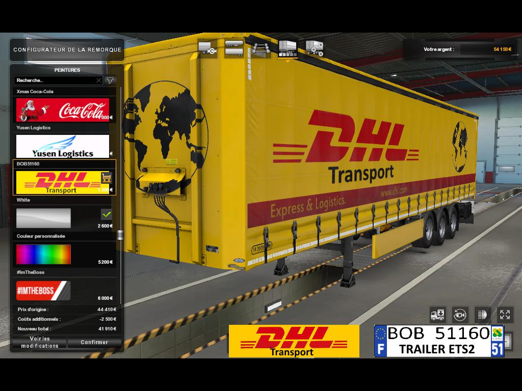 ETS2 - DHL Skin (1.38.x)