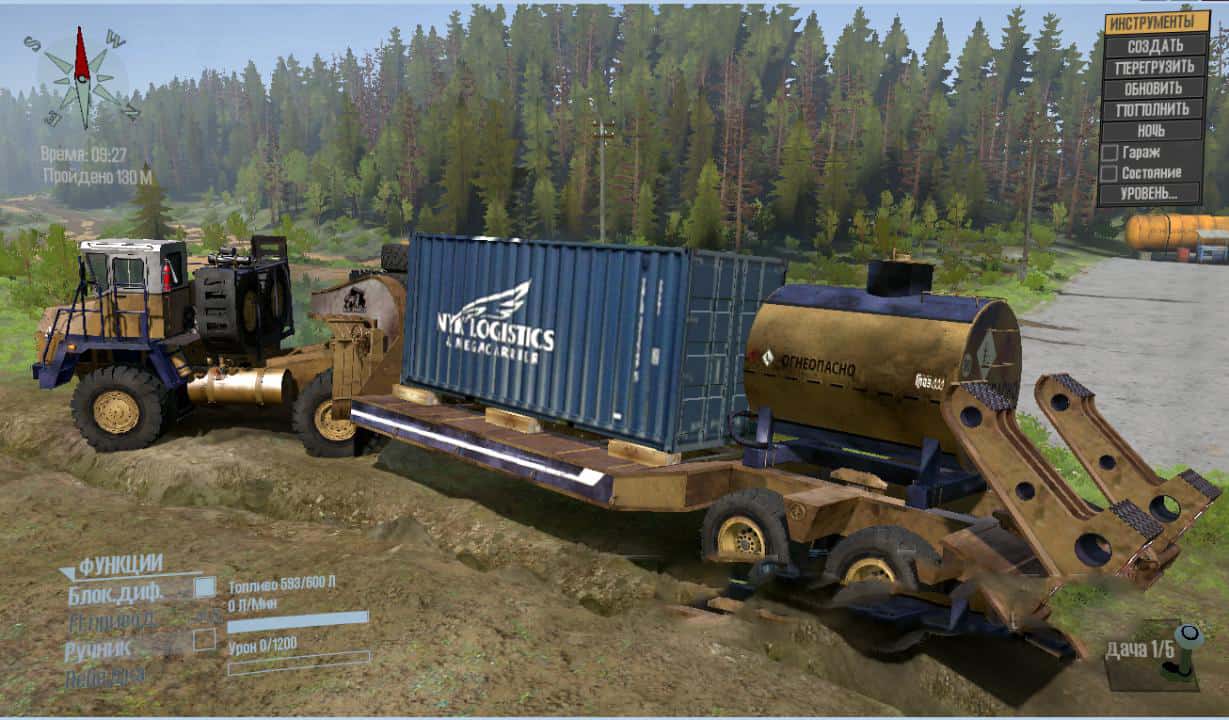 Spintires:Mudrunner - Belaz 7540 Truck V01
