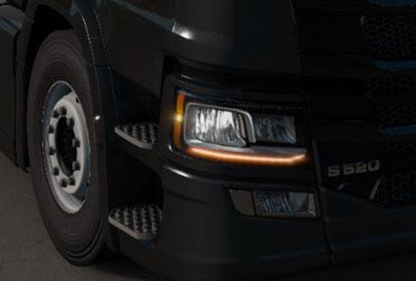 ETS2 - Scania 2016 Amber DRL Mod (1.36.x)
