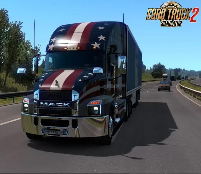 ETS2 - Mack Anthem + Interior V2.3 (1.40.x)