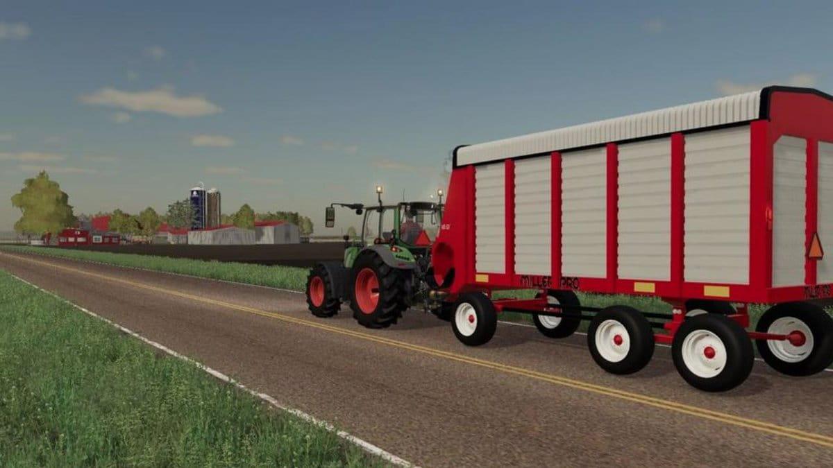 FS19 - Dion 1060 Steel Forage Wagon V1.0