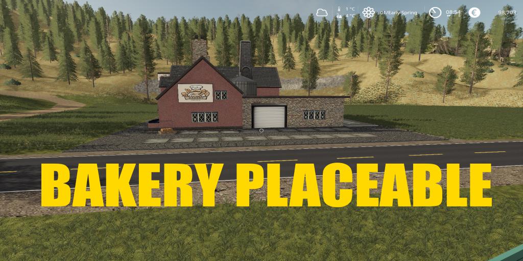 FS19 - Placeable Bakery V1.0
