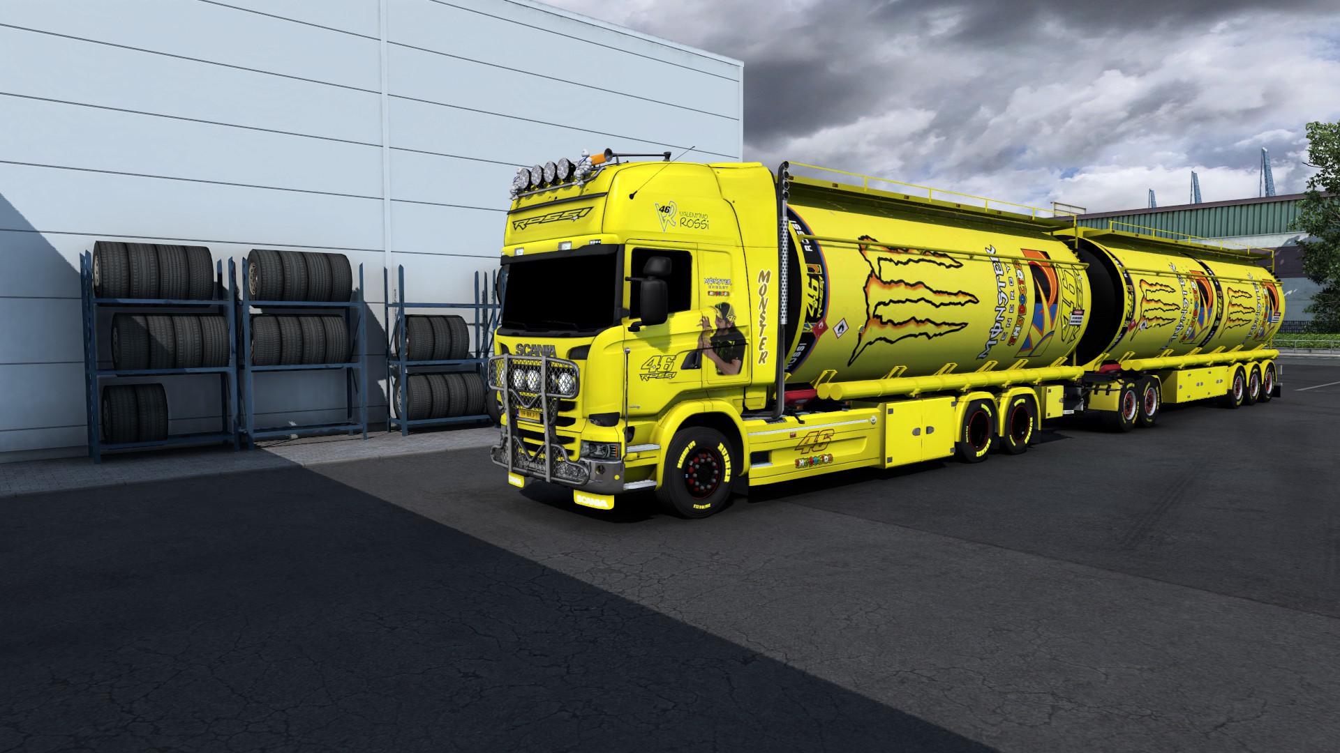 ETS2 - BDF Tandem Monster Energy Valentino Rossi (1.38.x)