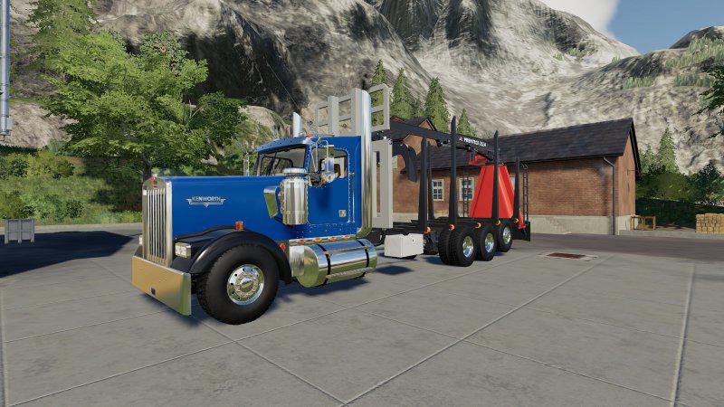 FS19 - D3 Kenworth W900 Rear Mounted V1.0.0.2