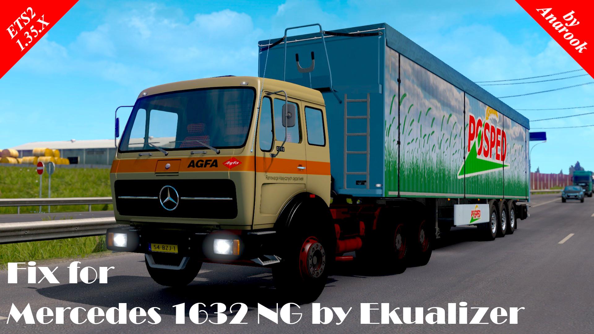 ETS2 - Mercedes-Benz 1632 NG Fix Mod