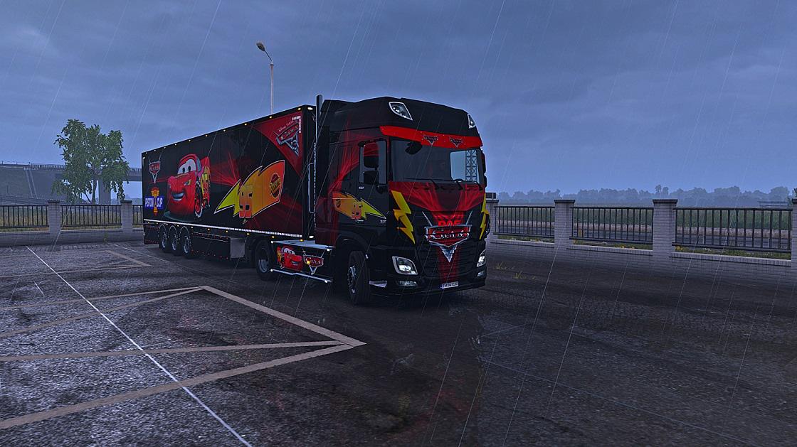 Ets2 Cars Trailer Skin V1 0 1 36 X Euro Truck Simulator 2 Mods Club