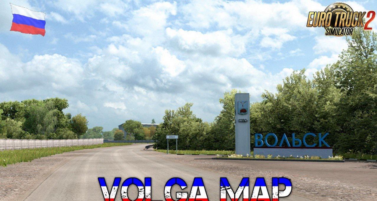 ETS2 - Volga Map V1.2 (1.38.x)