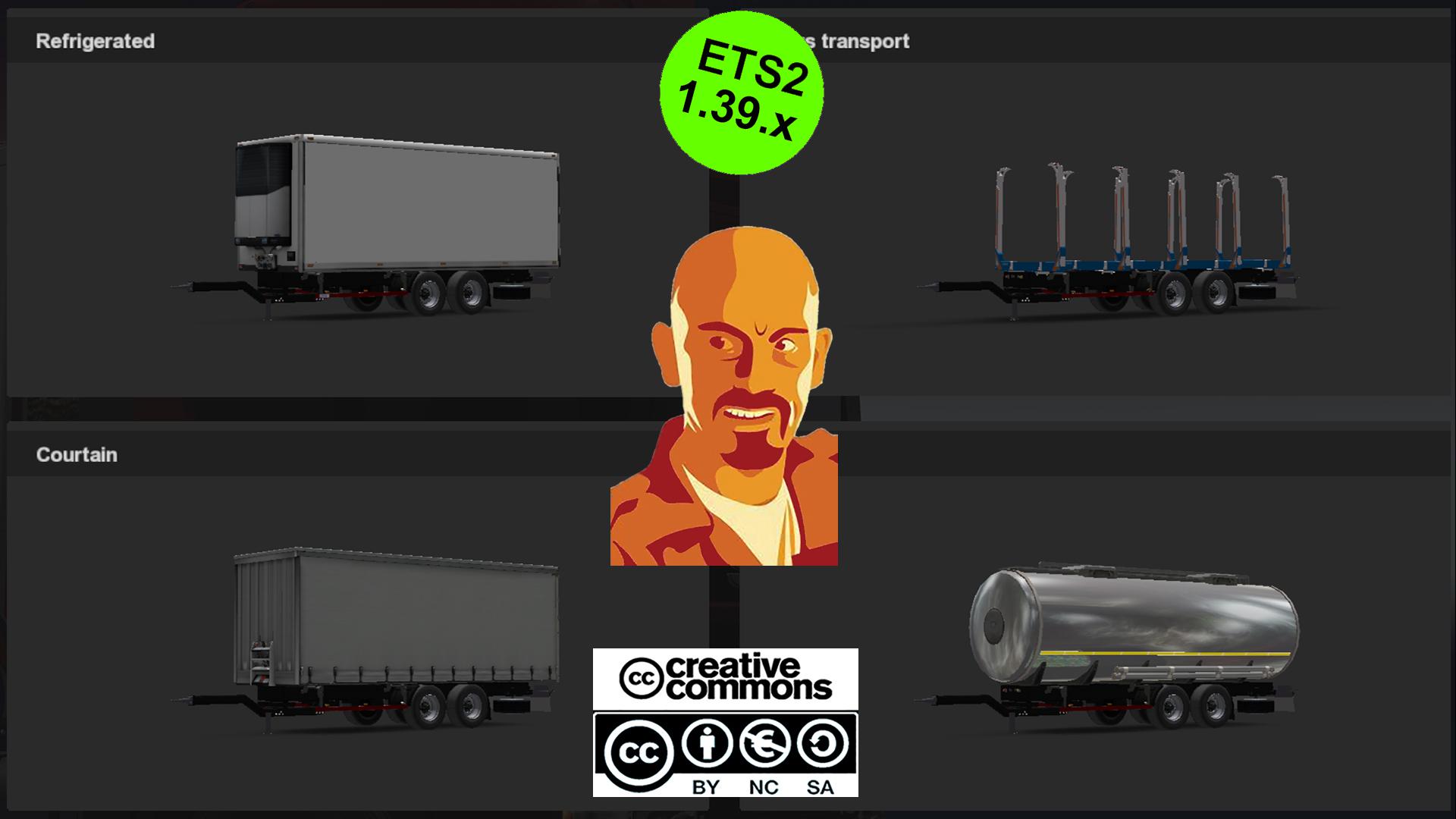ETS2 - BDF Trailers for Scania Megamod (1.38 - 1.39)