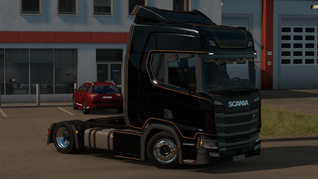 ETS2 - Low Deck Chassis Addon for Scania S&R Nextgen V2.0 (1.39.x)