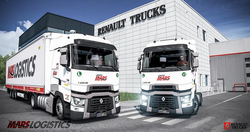 ETS2 - Mars Logistics T 480 High Skin V1.0 (1.38.x)