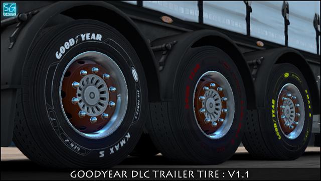 ETS2 - Goodyear DLC Trailer Tires V1.1 (1.35.X)