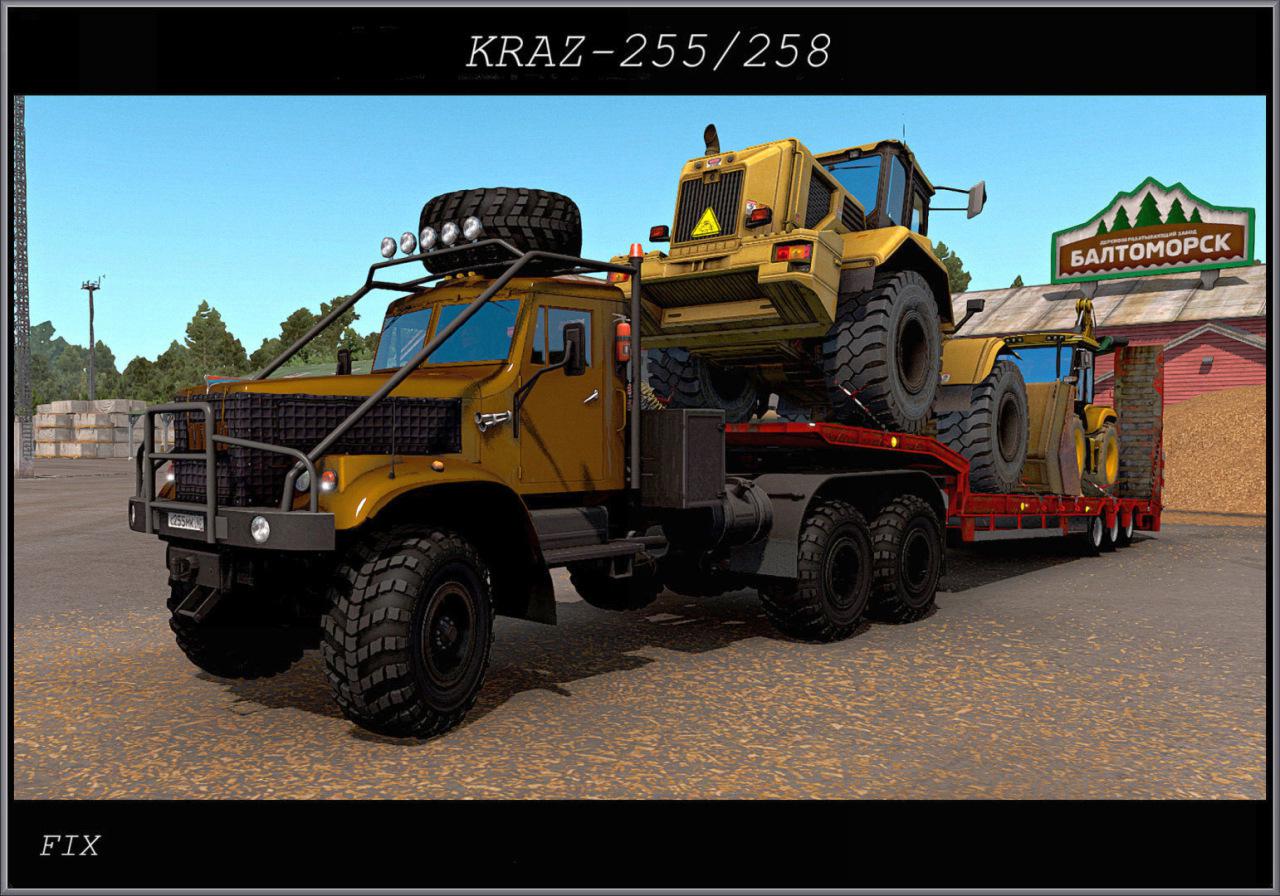 ETS2 - KrAZ 255 Fix Mod V1.0 (1.38.x)