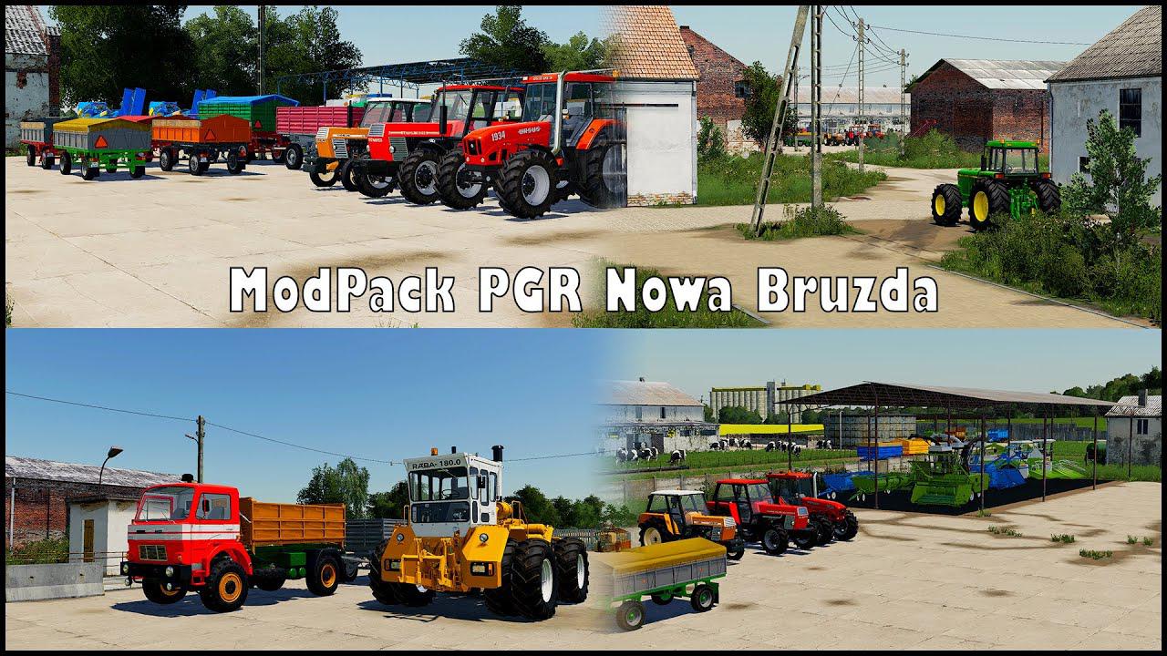 FS19 - PGR Bruzda Modpack V1.0