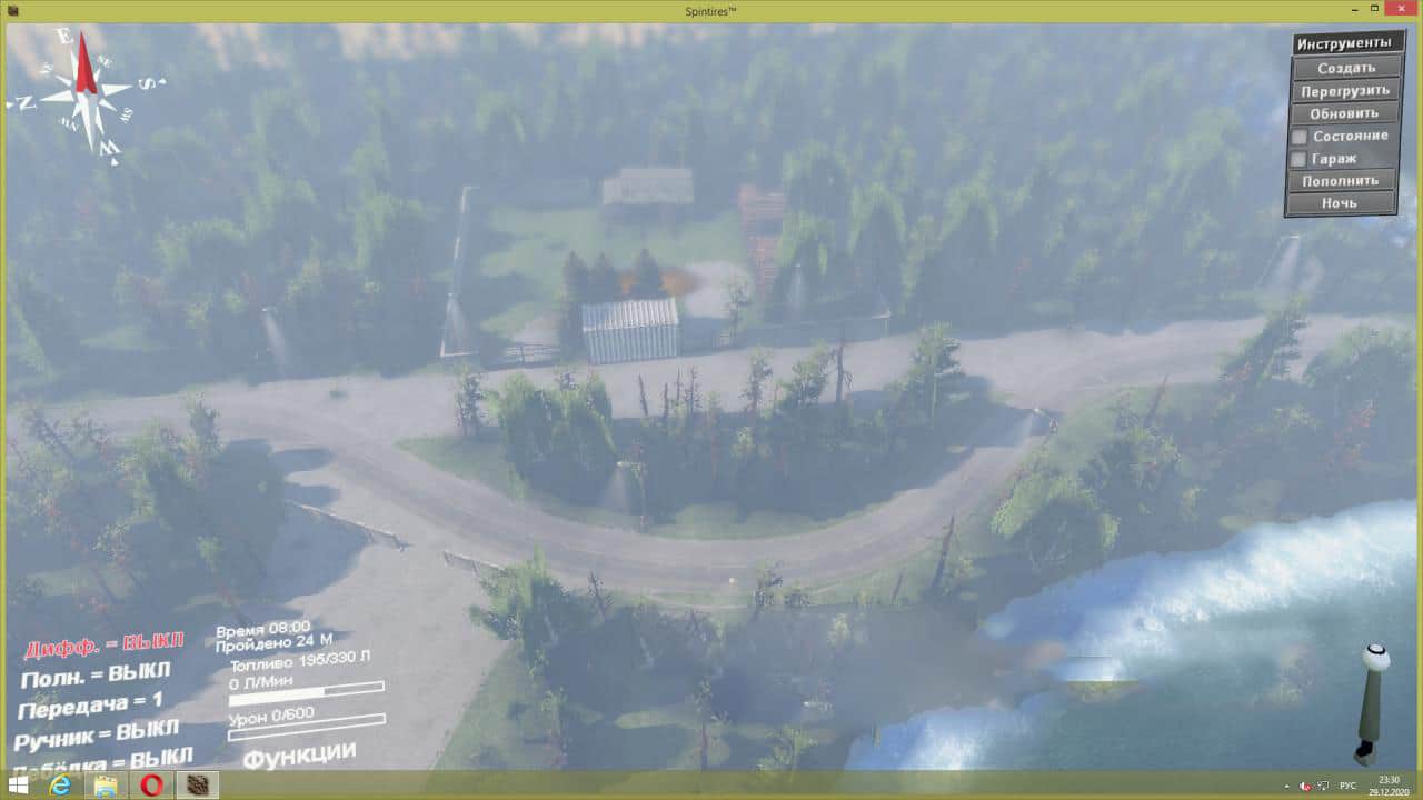 Spintires - River on The Road Map V01