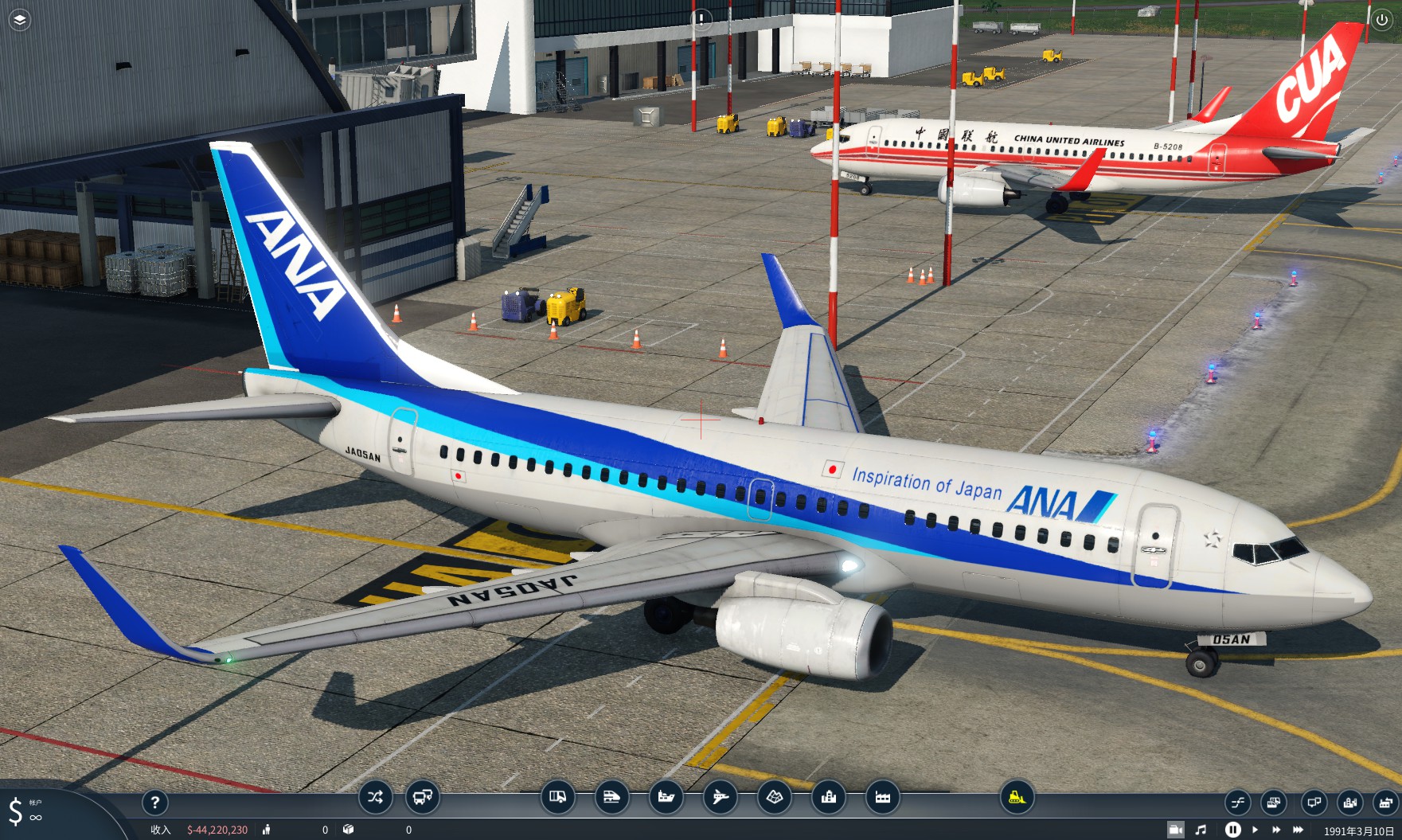 Transport Fever 2 - All Nippon Airways Boeing 737-700