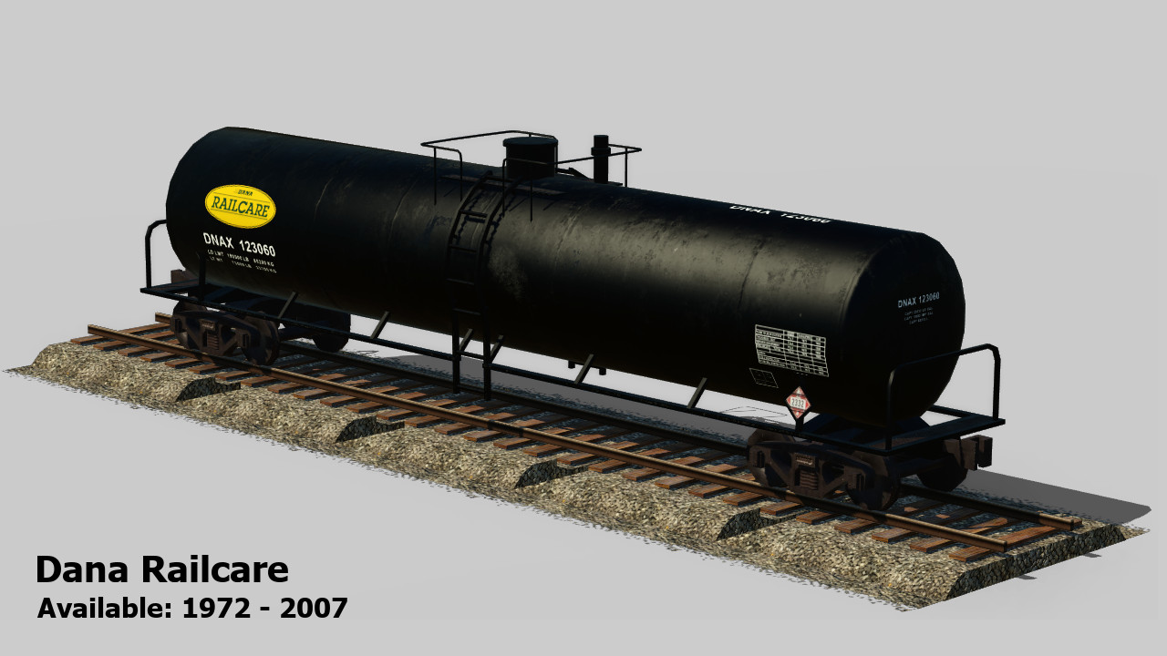 Transport Fever 2 - Tankcar 55ft – Pack 1