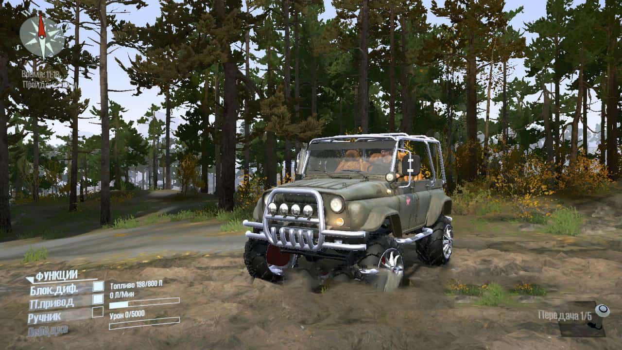 Spintires:Mudrunner - Uaz 469 "Hunter" Mod V01