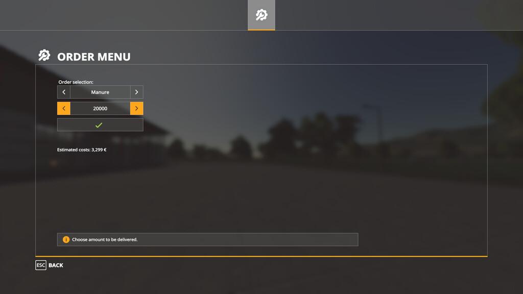 FS19 - Order Menu V1.0