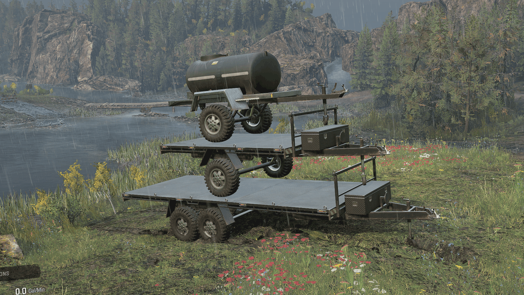 SnowRunner - Realistic Weight Off-Road Trailers V1