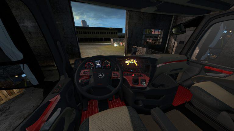 ETS2 - Mercedes Actros MP4 Colored Dashboard V2.0 (1.36.X) | Euro Truck ...