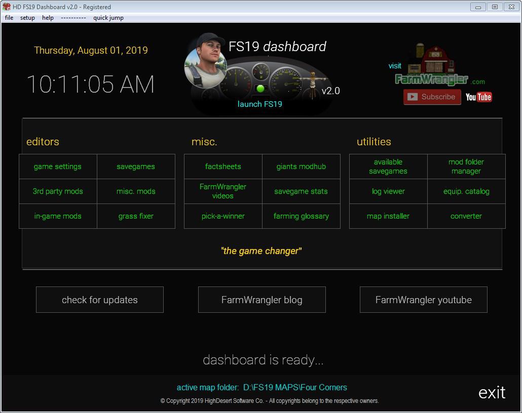 FS19 - Dashboard v2.1