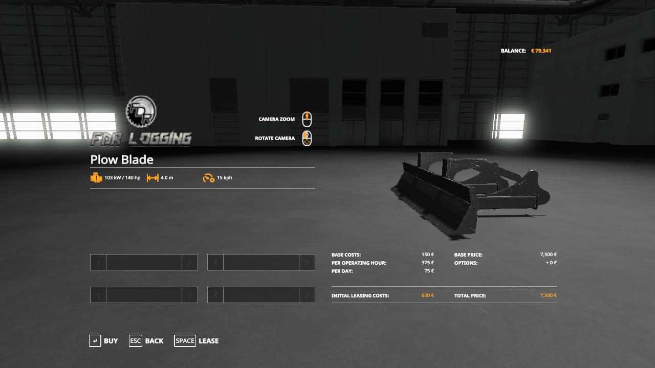 FS19 - Plow Blade V1.0
