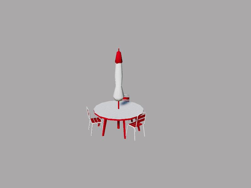 FS19 - Table Parasol Plier Bud V1.0