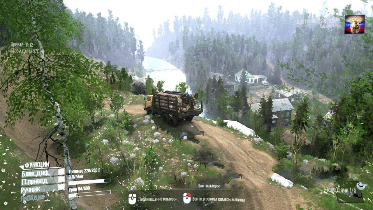Spintires:Mudrunner - Forgotten Taiga 2 Map V1.1