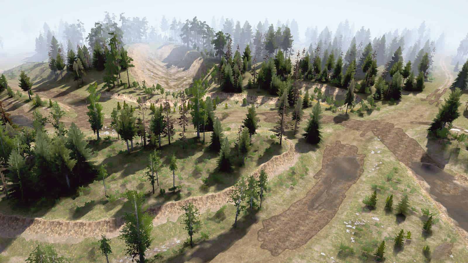 Spintires:Mudrunner - Two Lakes Map
