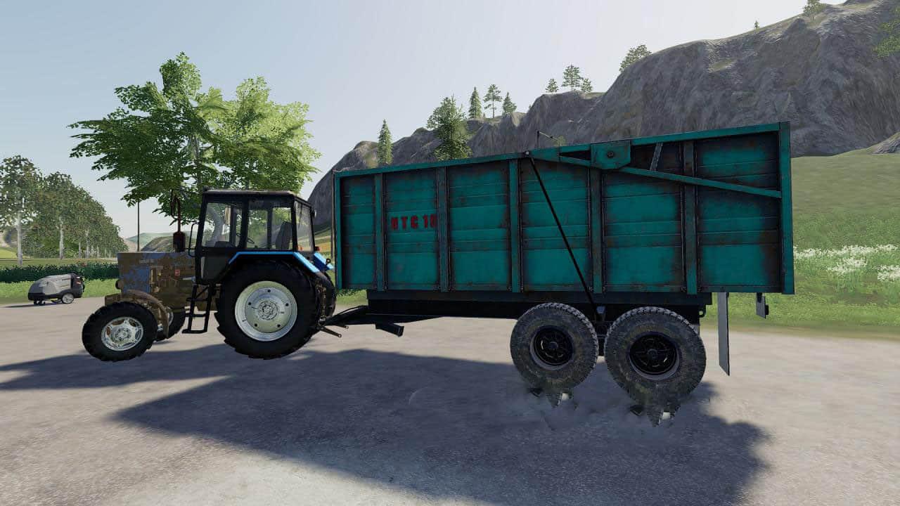 Farming simulator радио. Прицепы pts FS 19. ФС 19 ПТС 10. ПРТ 10 прицеп fs19. ПТС 9 для ФС 19.