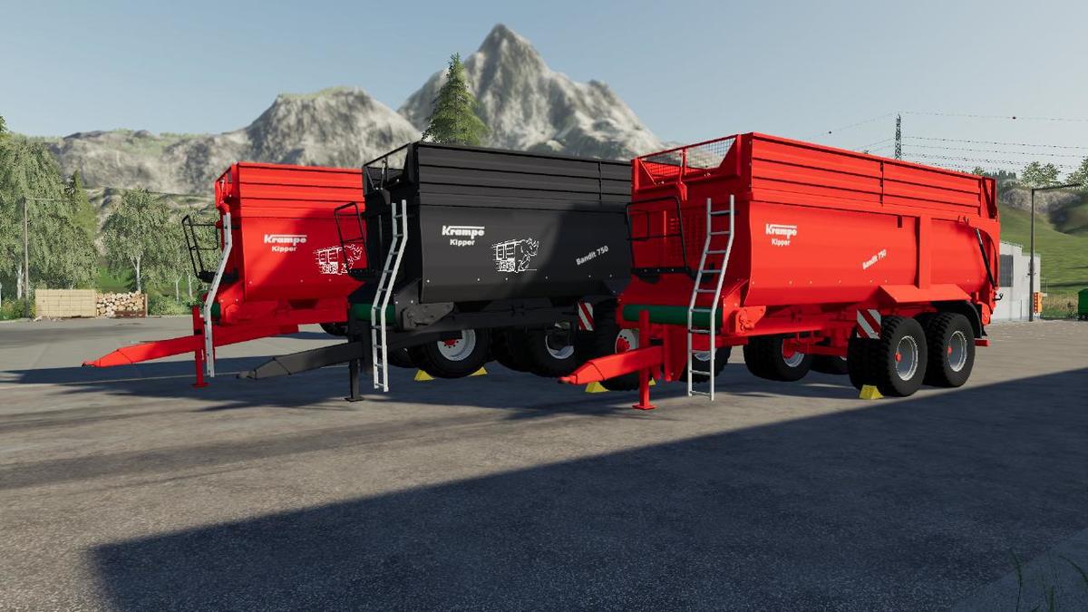 FS19 - Krampe Bandit 750 Trailer V1.0