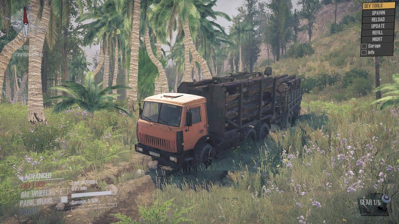 spintires mudrunners how to play mod maps