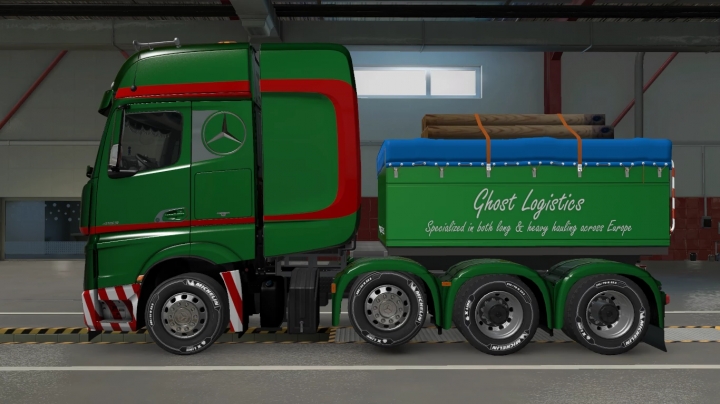 ETS2 - Custom Chassis for Mercedes Actros 2014 (1.40.x)