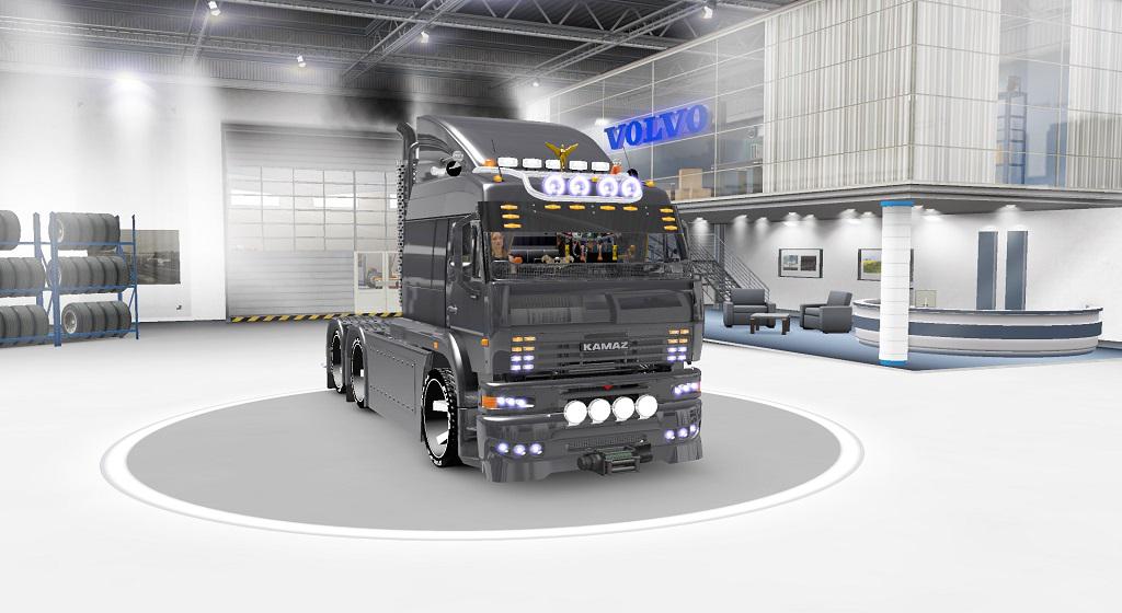 ETS2 - Kamaz 6460 Turbo Diesel V8 (1.37.x)