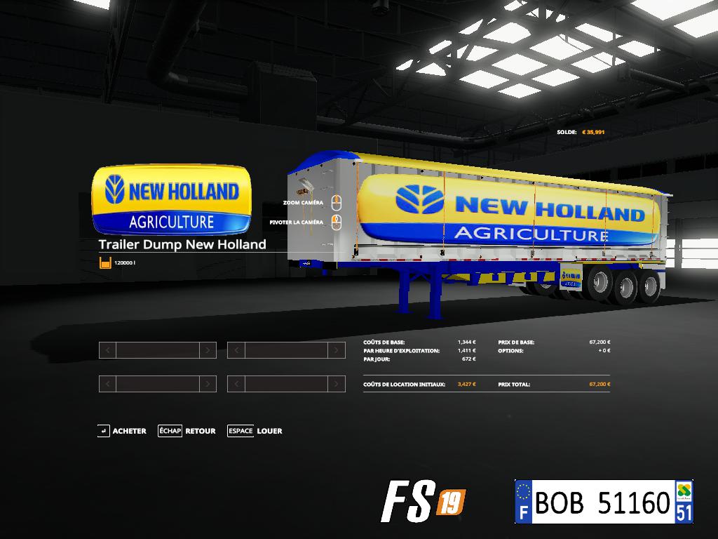 FS19 - 2 Dump Trailers Pack V2.0