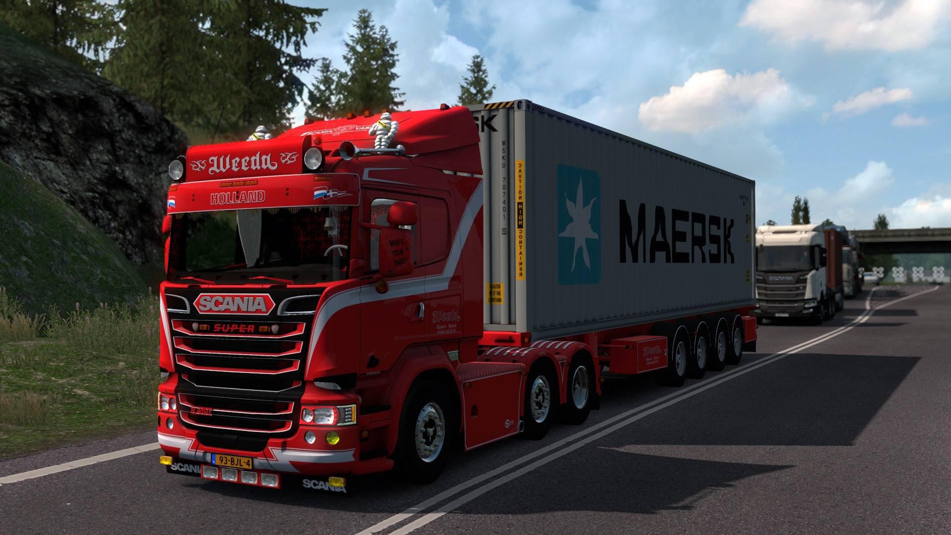ETS2 - Scania R450 & Trailer (1.38.x)