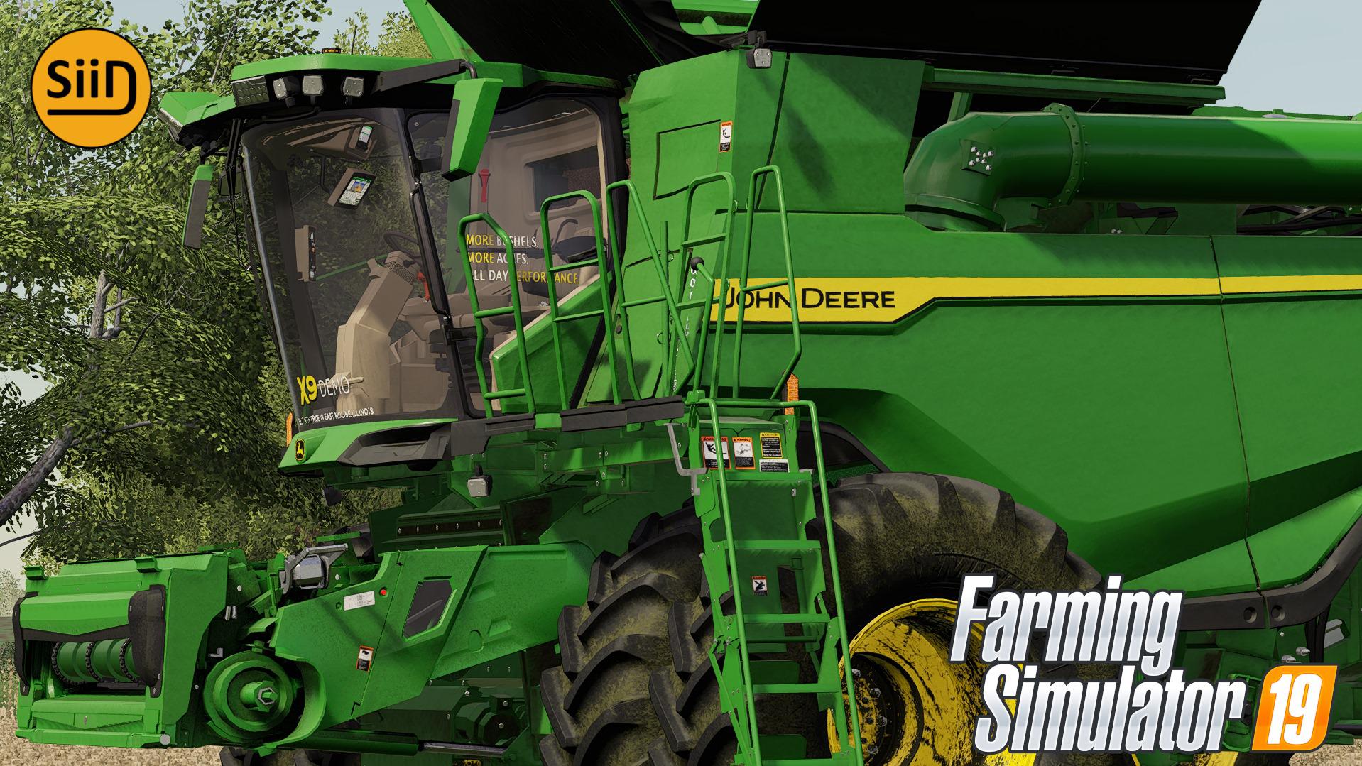 FS19 - John Deere x9 Harvester V1.0 | Farming Simulator 19 | Mods.club