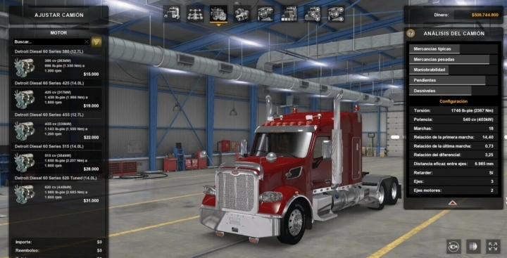 ATS - Detroit Diesel 60 Series Engines Pack V1.1 (1.40.x)